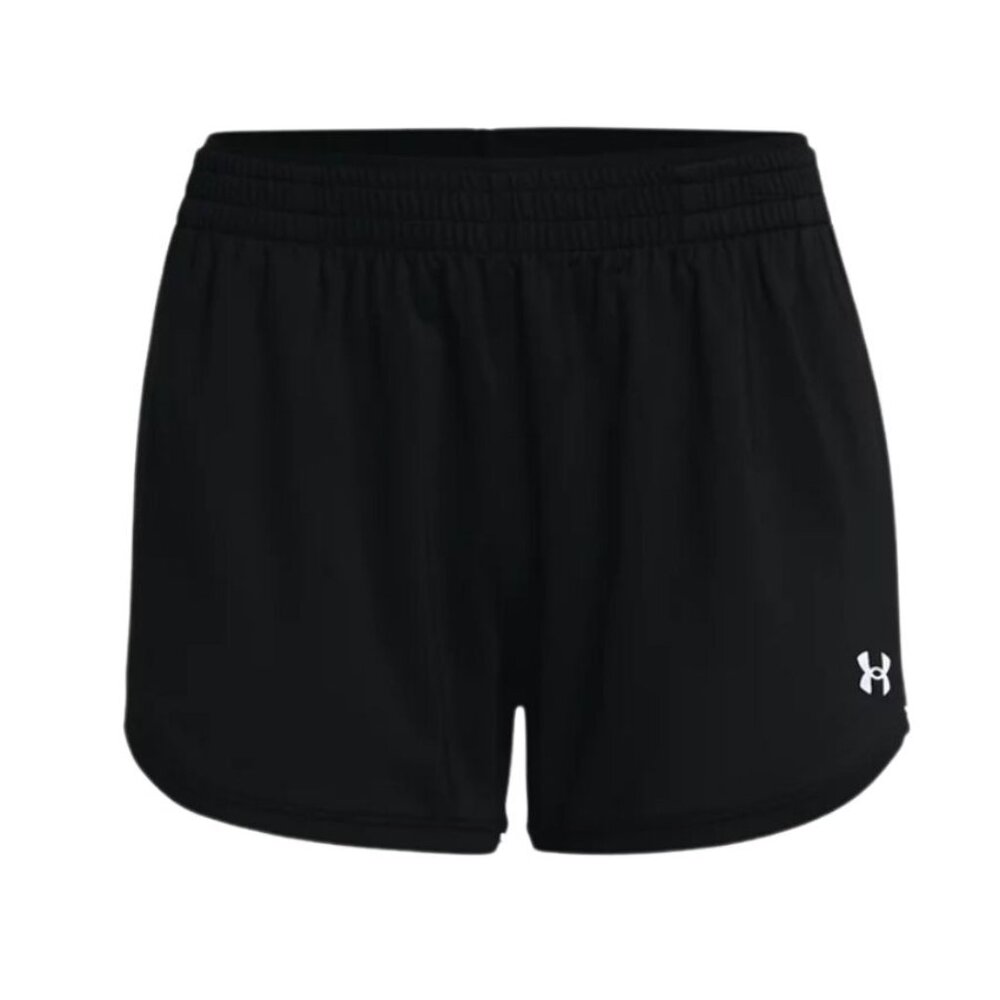 Women's Under Armour Black Lightweight Knit Shorts with Pockets 1360762